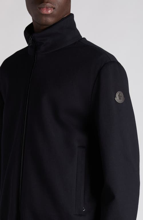 Moncler Simorre Cotton-blend Jacket In Black