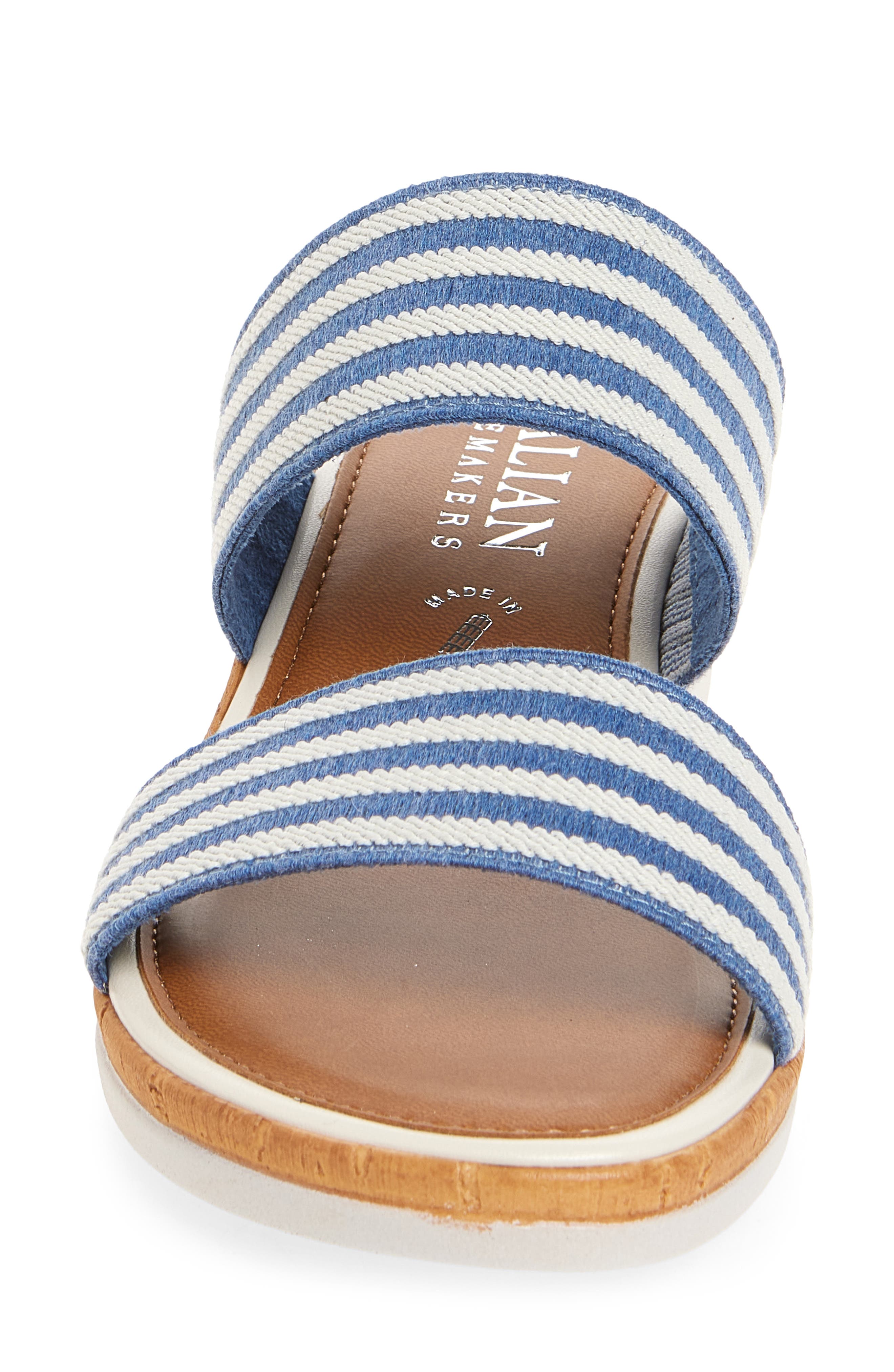 Jaiya Wedge Sandal, Alternate, color, DENIM