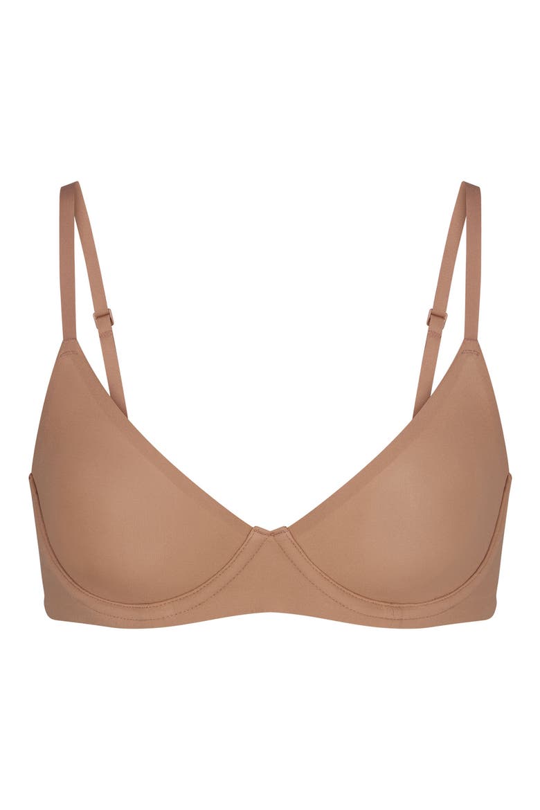 Fits Everybody Unlined Demi Bra, Alternate, color, SIENNA