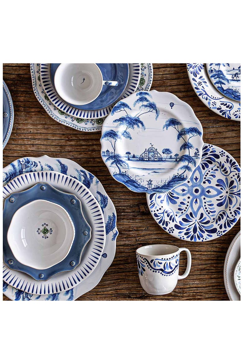 Wanderlust Collection - Iberian Journey Ceramic Coffee/Tea Cup, Alternate, color, INDIGO