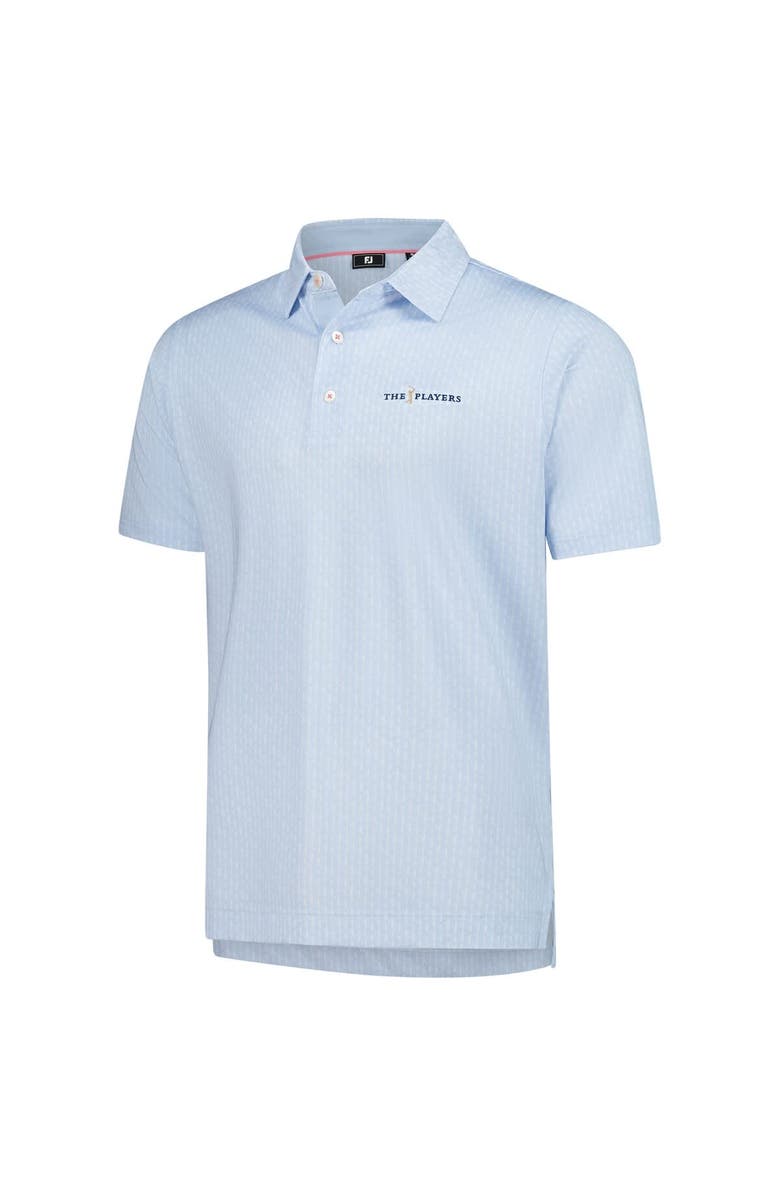FOOTJOY Men's FootJoy  Light Blue 2025 THE PLAYERS ProFry Figure Lisle Polo, Alternate, color, 