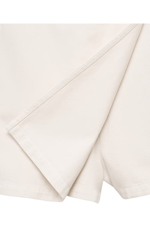 Mango Denim Skort Romper In White