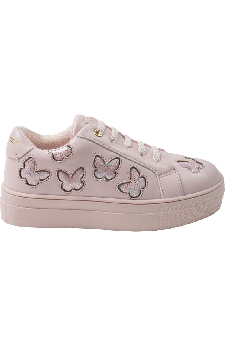 Kurt Geiger London Kids' Mini Laney Butterfly Sneaker, Alternate, color, Blush