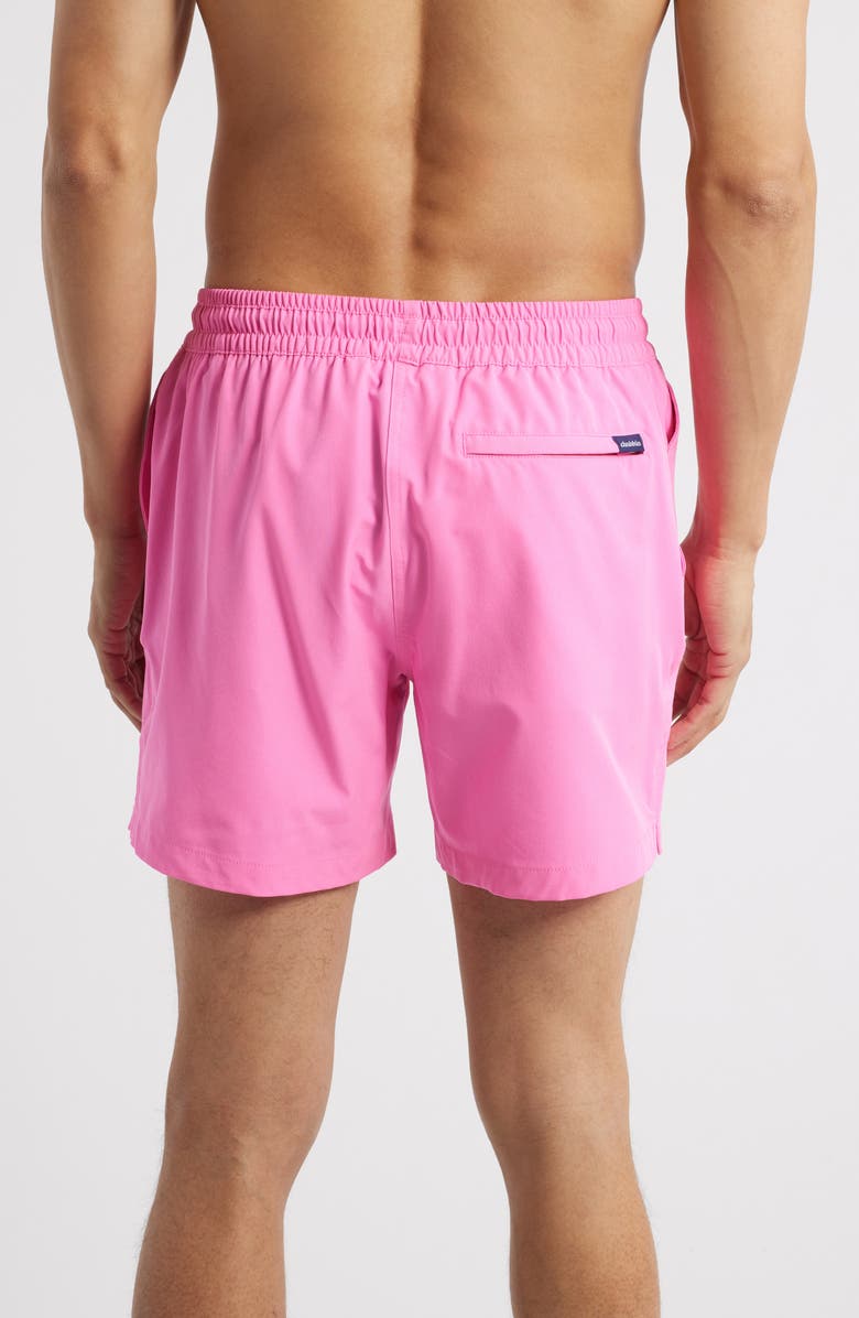 Chubbies Nacho Tacos Magic Hydrochromic Lined 5.5-Inch Swim Trunks, Alternate, color, Bright Pink