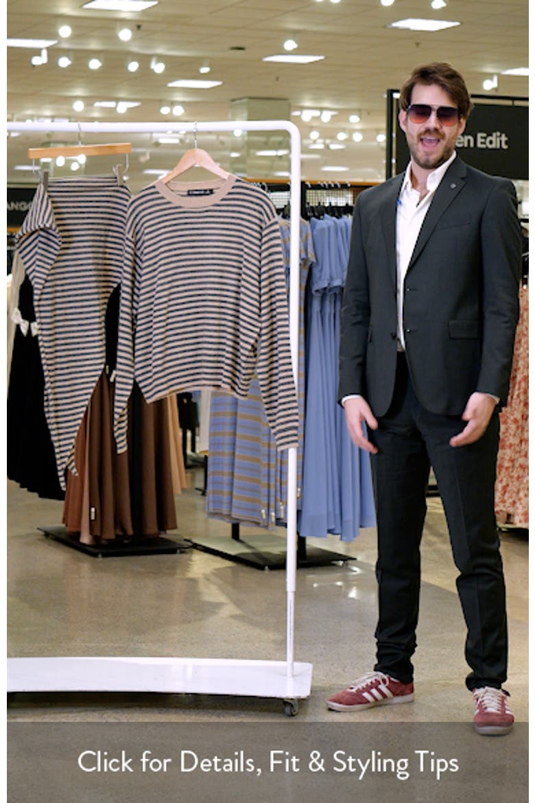Olsen Stripe Wool Blend Sweater video