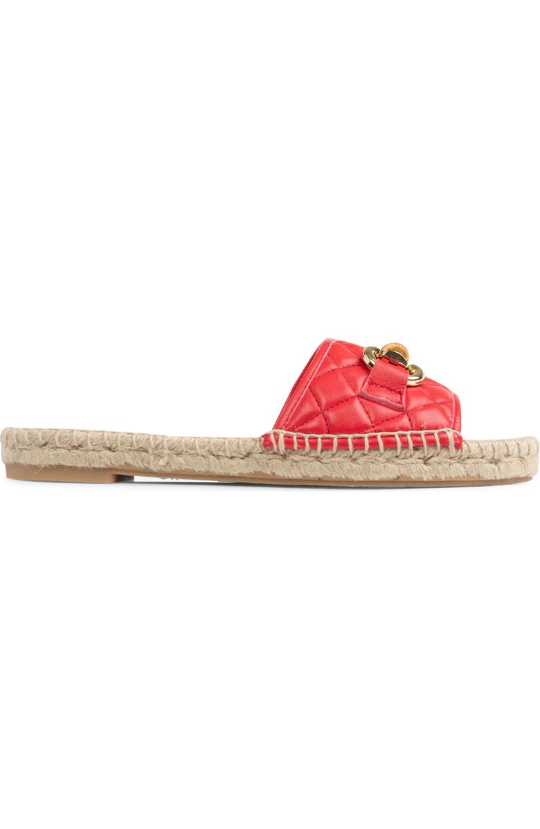 patricia green Veronica Espadrille Slide Sandal, Alternate, color, Red Leather