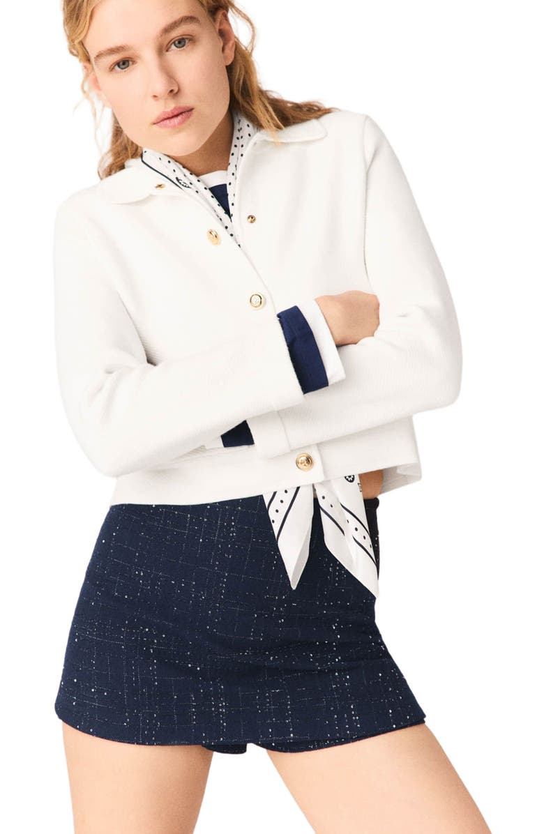 maje Skort, Alternate, color, Navy