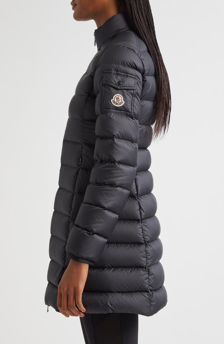 Moncler Igesse Down Puffer Coat, Alternate, color, Black