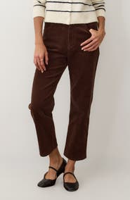 Marine Layer Charlie Ankle Straight Leg Corduroy Pants