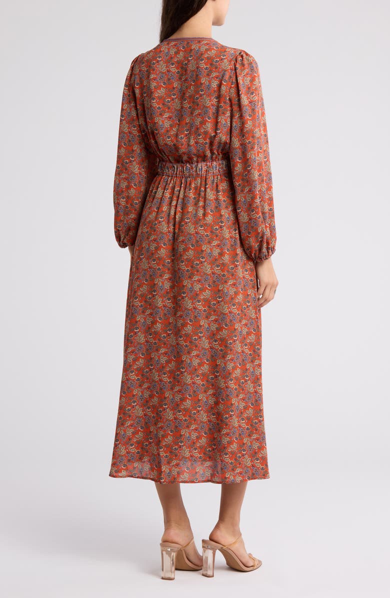 MAX STUDIO Long Sleeve Wrap Dress, Alternate, color, 