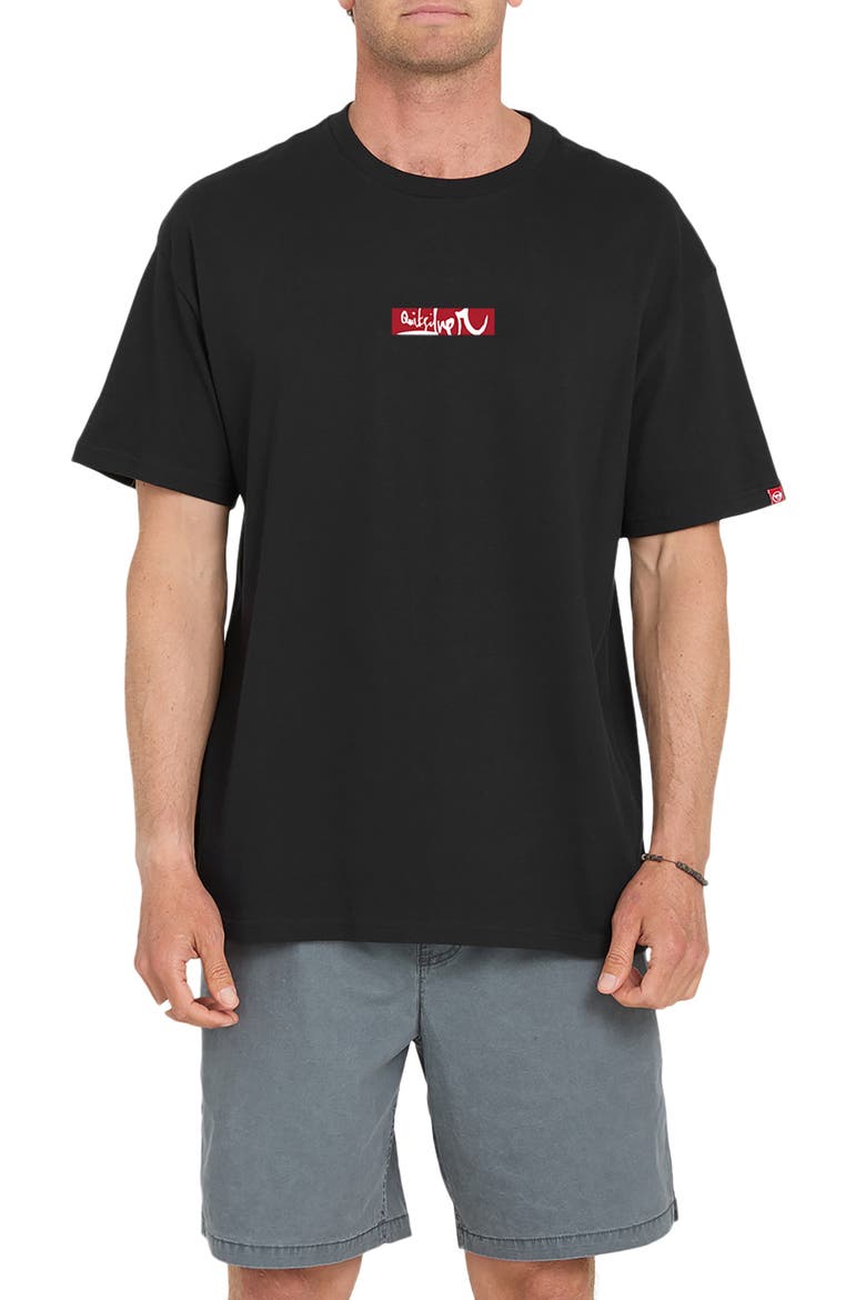 Young Guns Impaired Surf Oversize Cotton Graphic T-Shirt, Main, color, BLACK