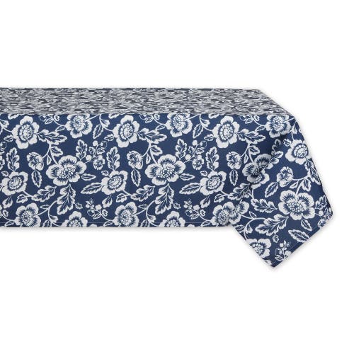 Dii Outdoor Printed Tablecloth 60x84 In Blue