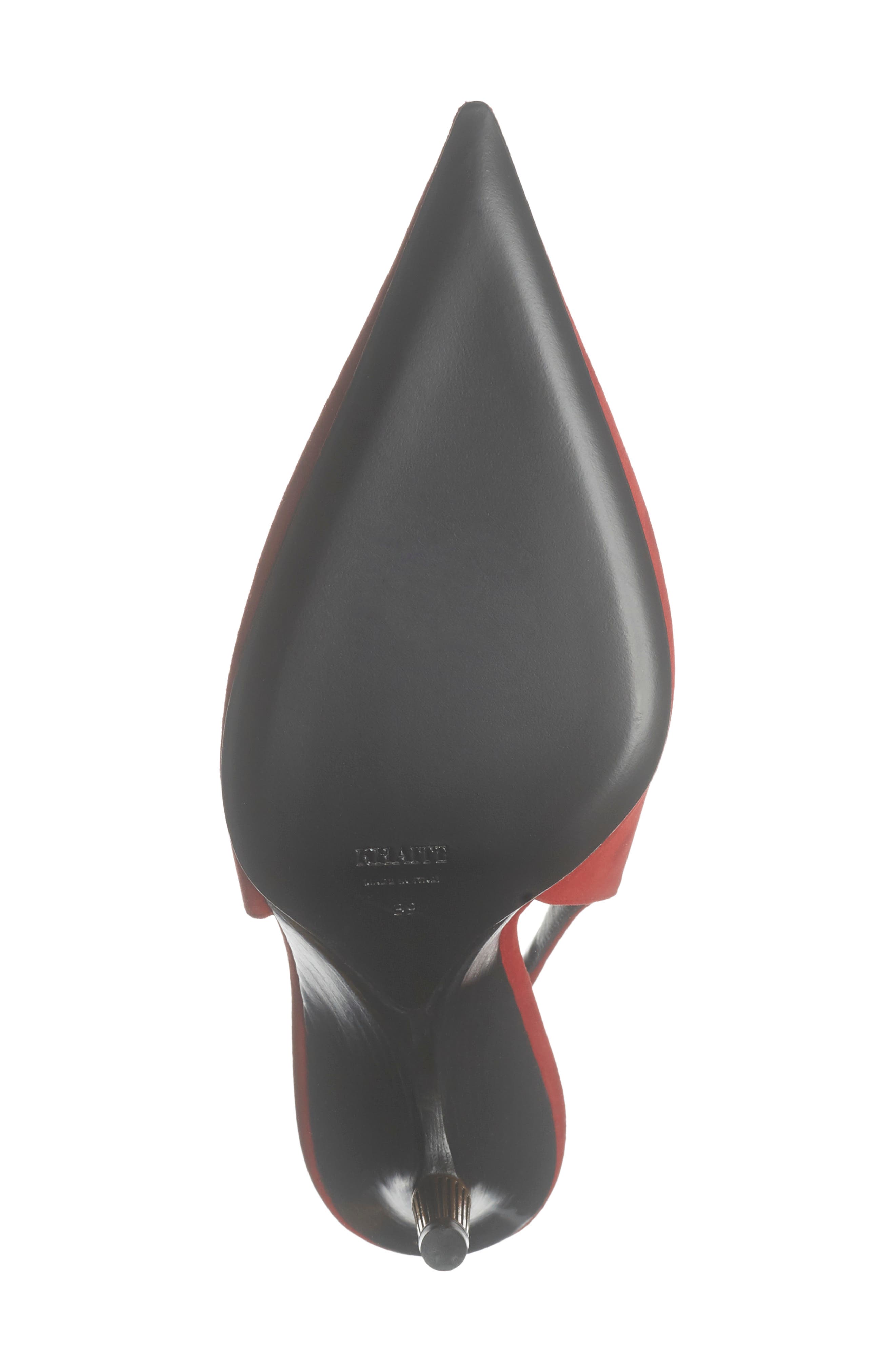 Khaite Bella Slingback Pump, Alternate, color, Lipstick