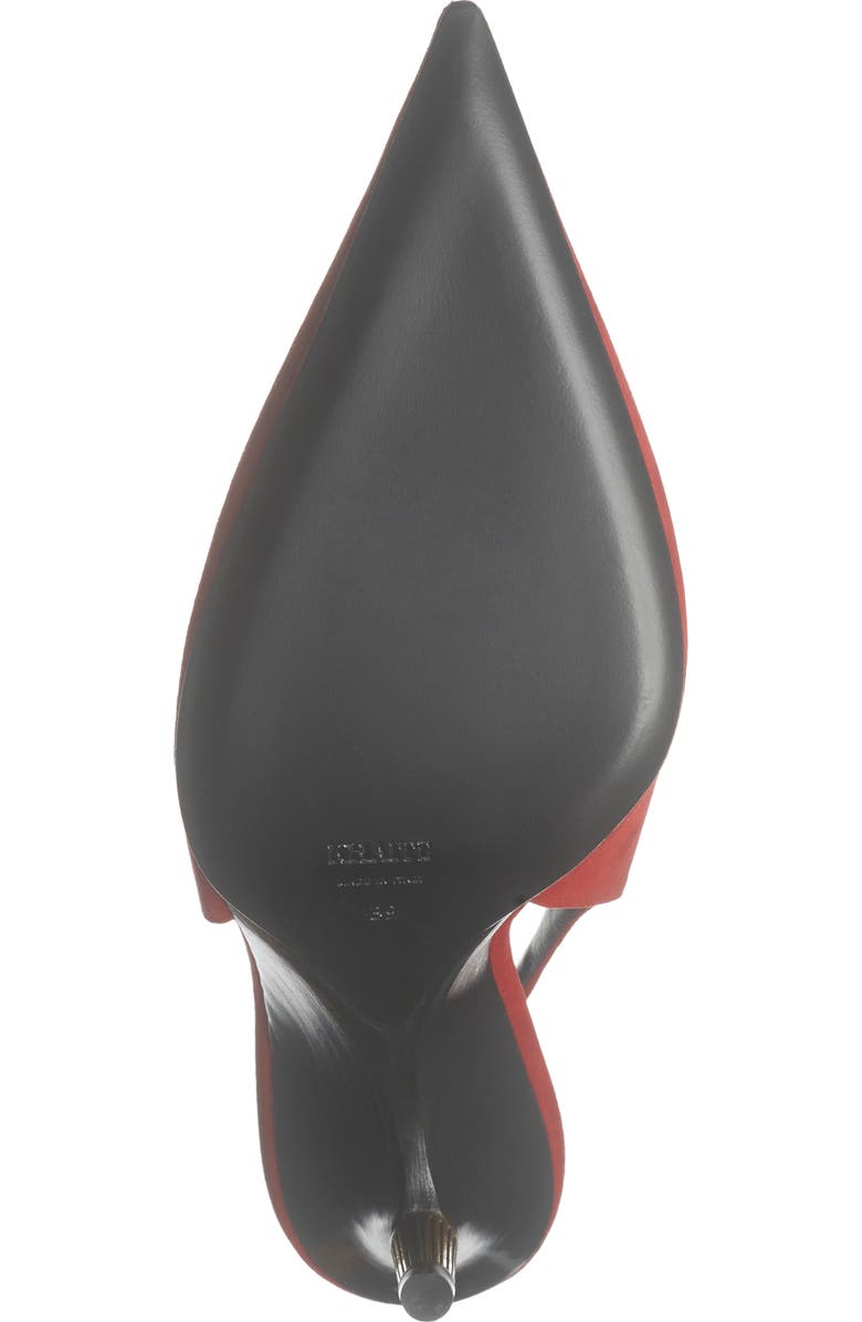 Khaite Bella Slingback Pump, Alternate, color, Lipstick