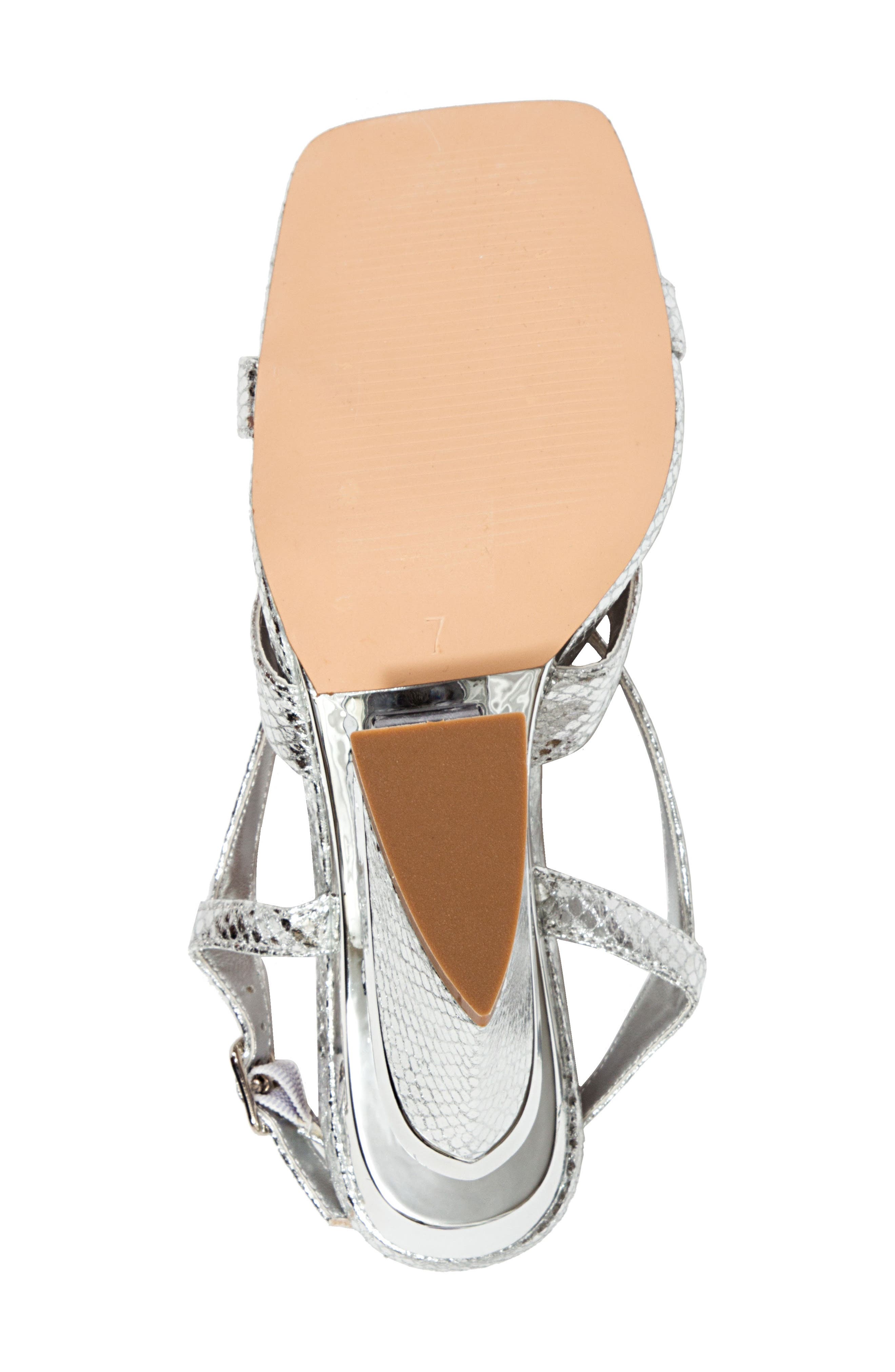 Vienna Slingback Sandal, Alternate, color, SILVER