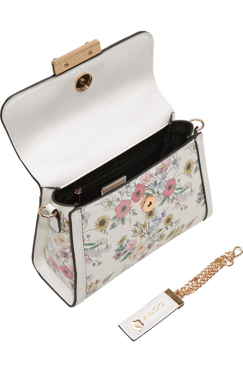 ALDO Aira Top Handle Faux Leather Handbag, Alternate, color,