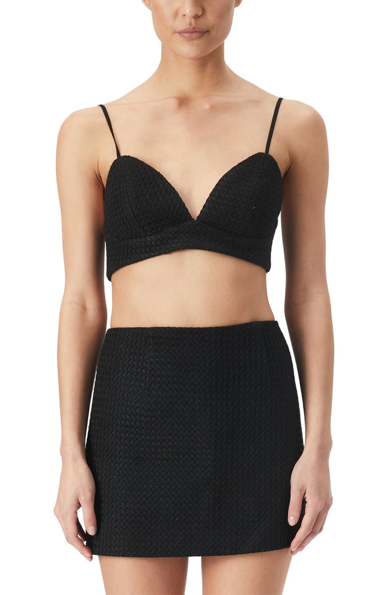 Bardot Bouclé Miniskirt, Alternate, color,