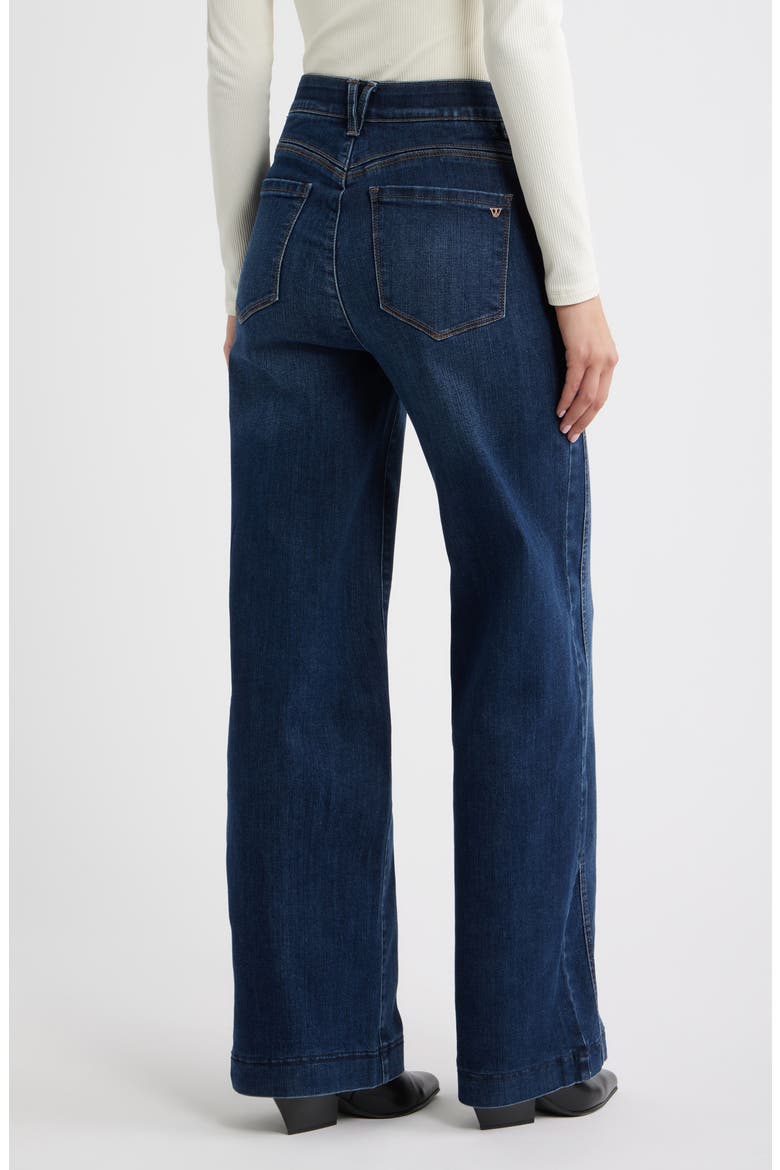 Gracie Skyrise Wide Leg Jeans, Alternate, color, BLUE/ INDIGO