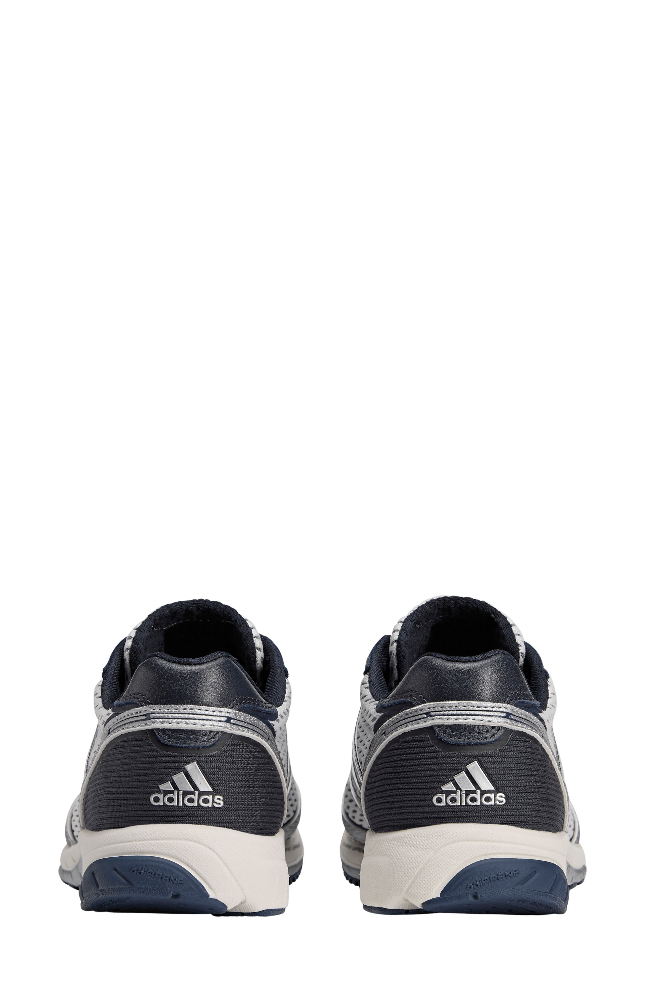 adidas x Sporty & Rich Adizero Adios Running Shoe, Alternate, color, White/ Collegiate Navy
