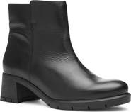 ara Plum Side Zip Bootie
