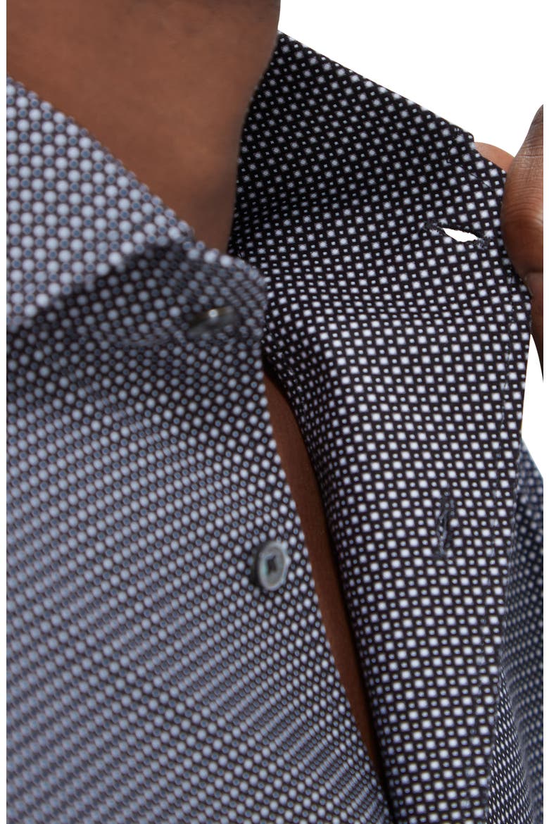 OoohCotton® Devon Button-Up Shirt, Alternate, color, BLACK