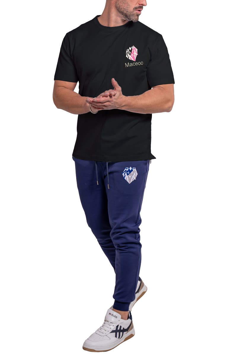 Maceoo Ascension Solid 0107 Graphic T-Shirt, Alternate, color, Black