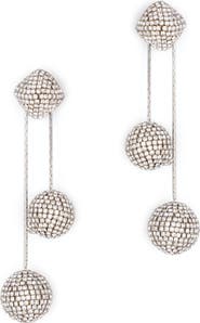 Deepa Gurnani Taryn Crystal Drop Earrings