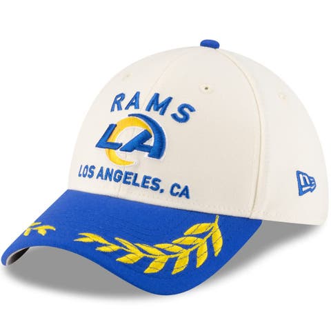 Men's New Era  Cream/Royal Los Angeles Rams 2025 NFL Draft 39THIRTY Flex Hat
