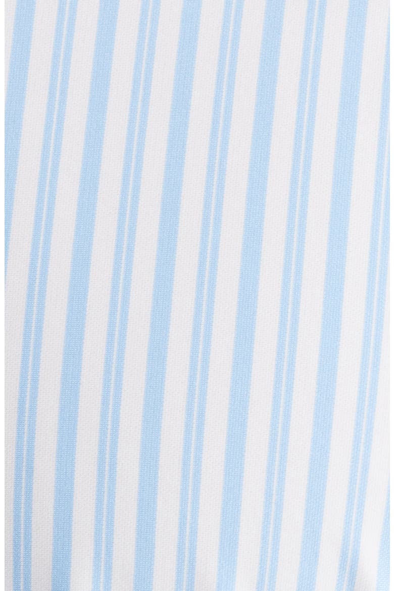 Commuter Slim Fit Stripe Performance Button-Up Shirt, Alternate, color, LIGHT BLUE/ WHITE STRIPE
