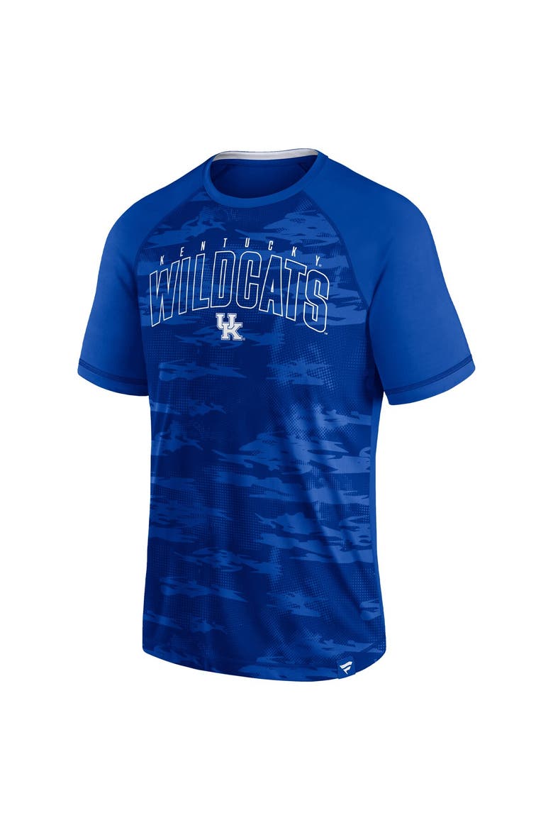 Men's Fanatics Royal Kentucky Wildcats Arch Outline Raglan T-Shirt, Alternate, color, Royal