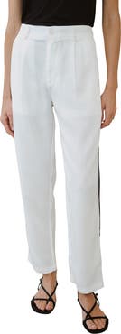 Bella Dahl Piped High Waist Ankle Pants