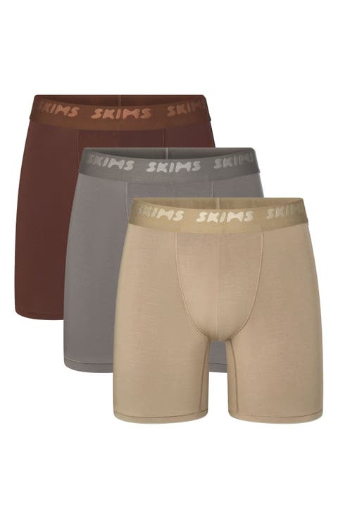 3-Pack 5-Inch Stretch Modal Boxer Briefs (Regular & Big)