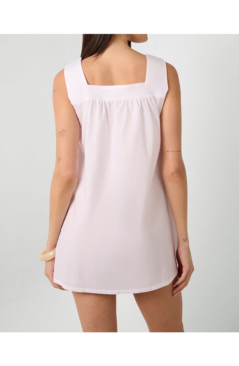 WeWoreWhat Square Neck Babydoll Mini Dress, Alternate, color,