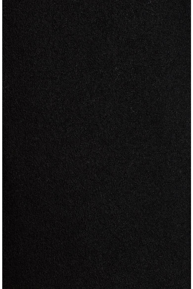 Boiled Wool Blend Moto Jacket, Alternate, color, BLACK