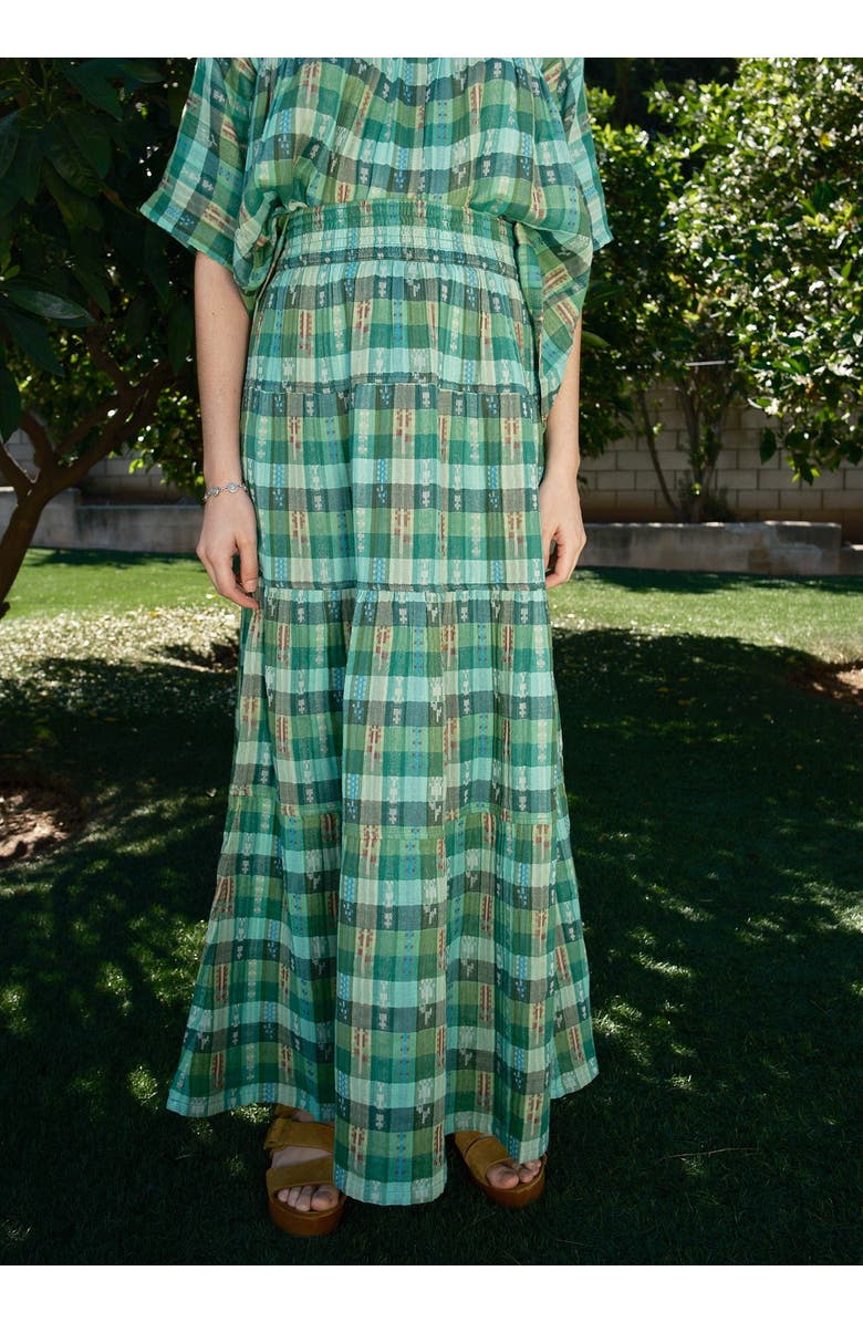 Ace & Jig Mojave Tiered Maxi Skirt, Alternate, color, Garden