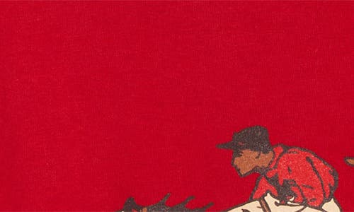Pacsun Derby Cotton Graphic T-shirt In Red