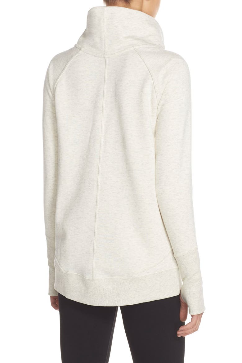 'Luminary' Zip Jacket, Alternate, color, GREY OATMEAL HEATHER