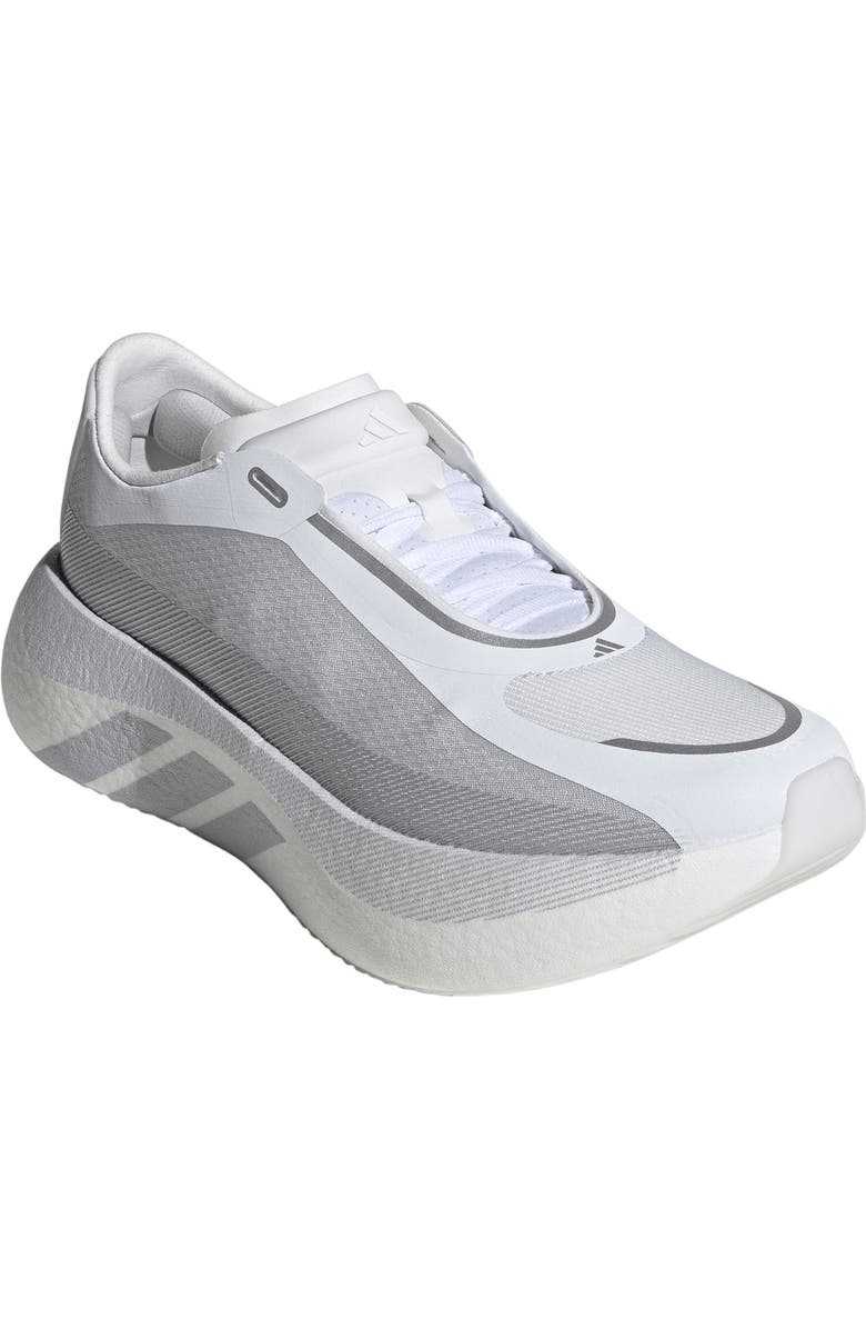 adidas Hyperboost Edge Running Shoe, Main, color, White/ Solid Grey/ Silver