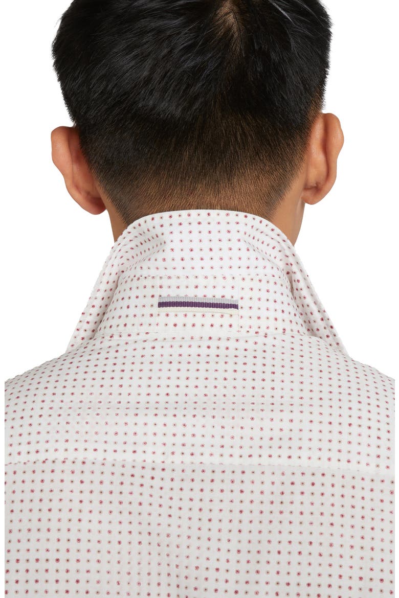 York Contemporary Fit Floral Stretch Cotton Button-Up Shirt, Alternate, color, PINK