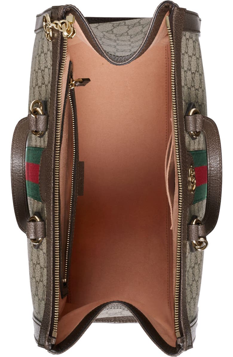 Gucci Medium Canvas Satchel, Alternate, color,