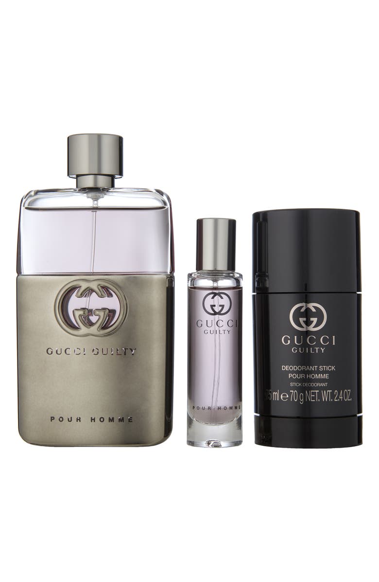 Gucci Guilty pour Homme Eau de Toilette Set, Main, color, 