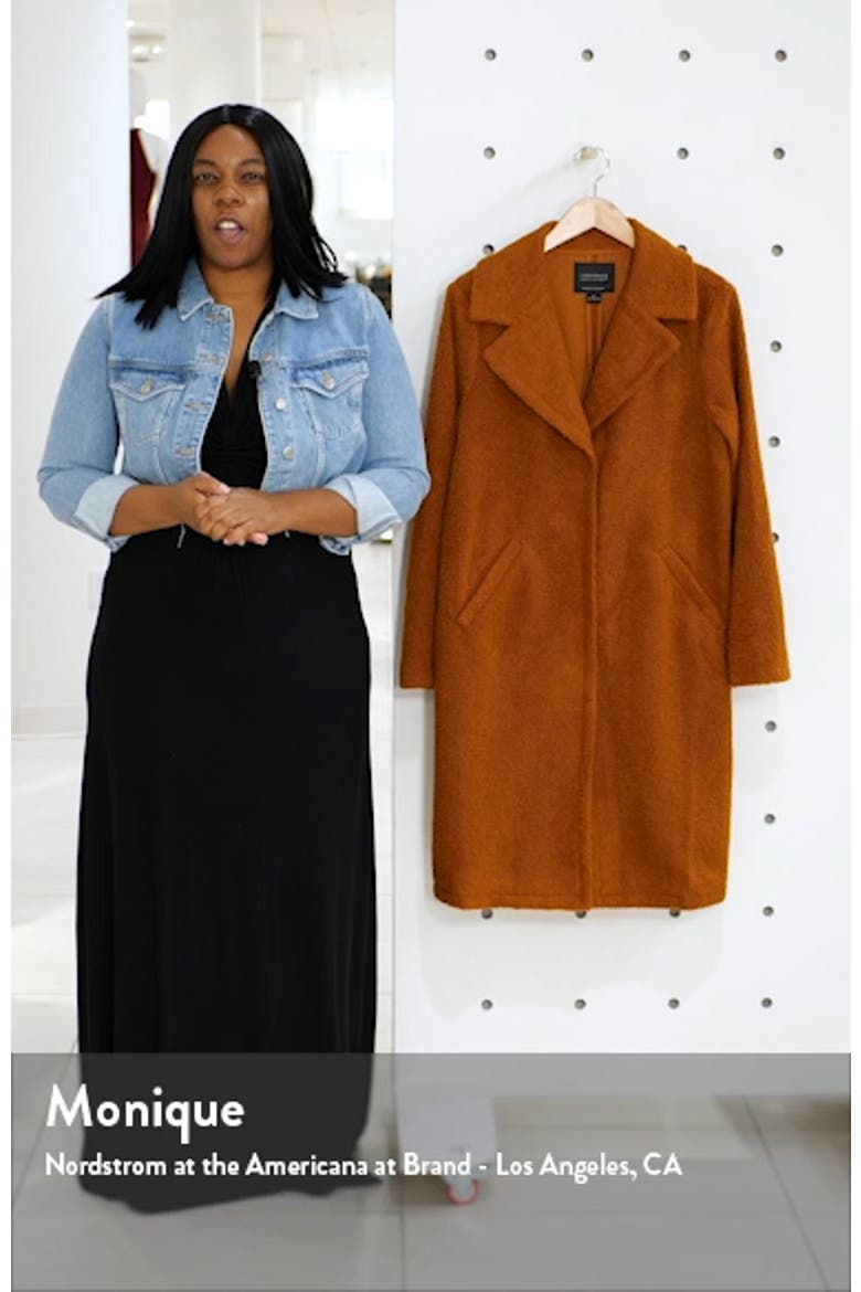Go Long Faux Fur Teddy Coat video