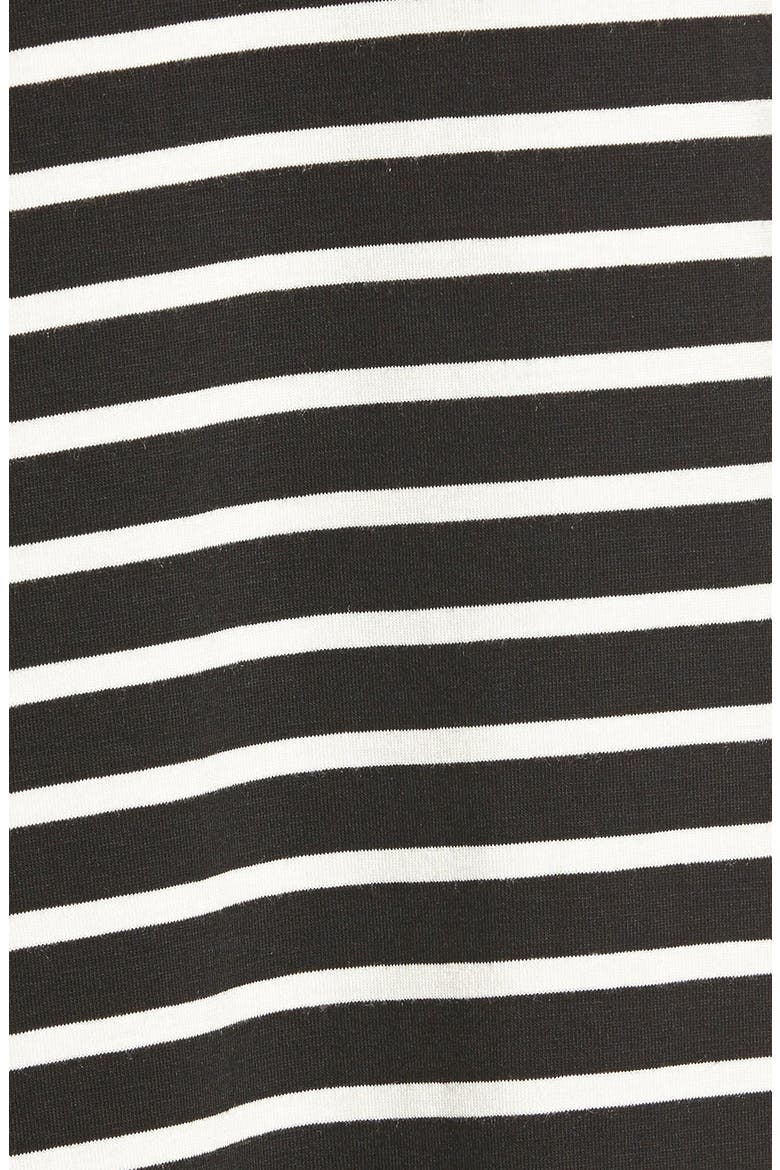 Oversize Mock Neck Tee, Alternate, color, BLACK