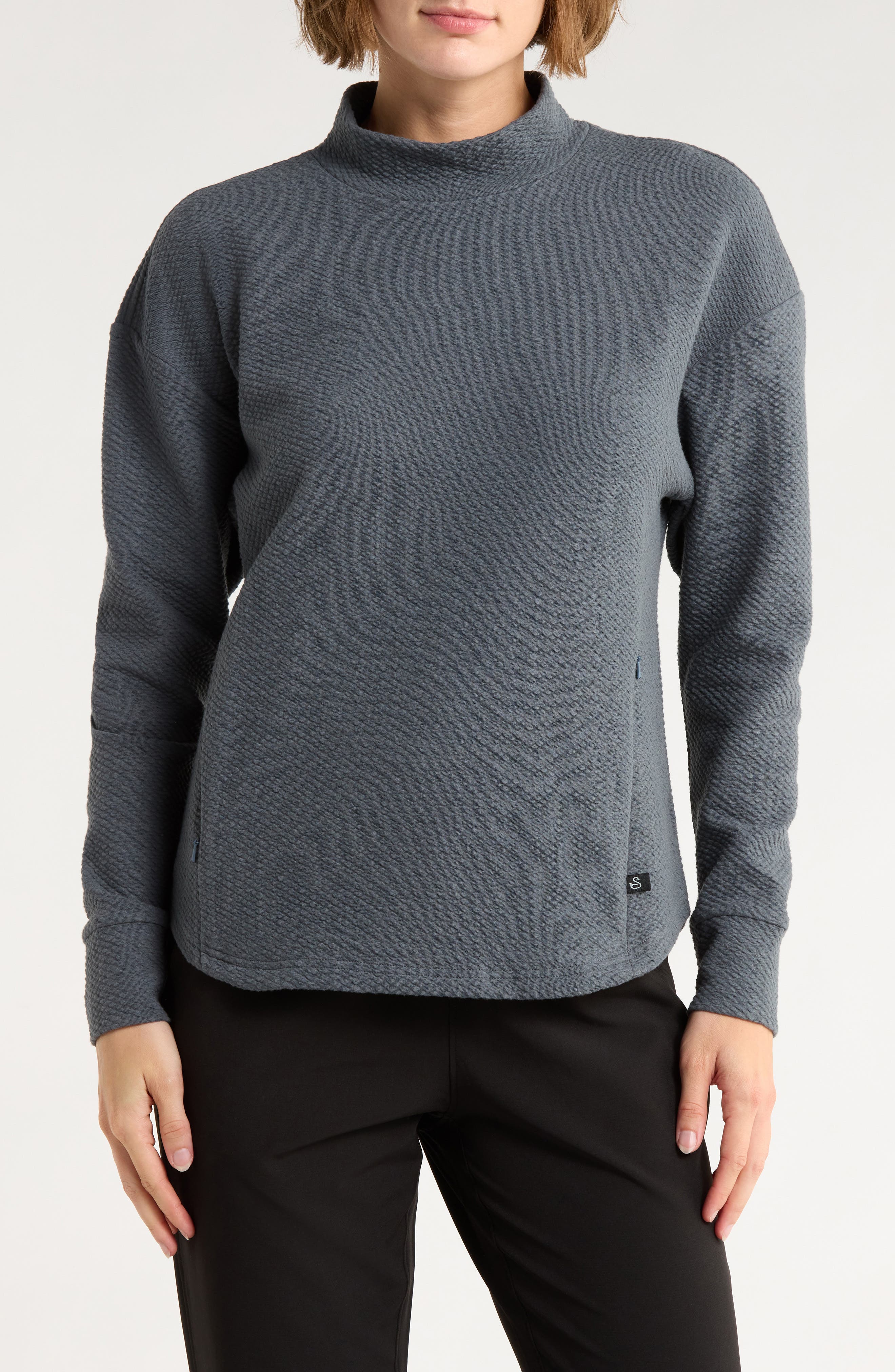 Swannies Paige Mock Neck Knit Top