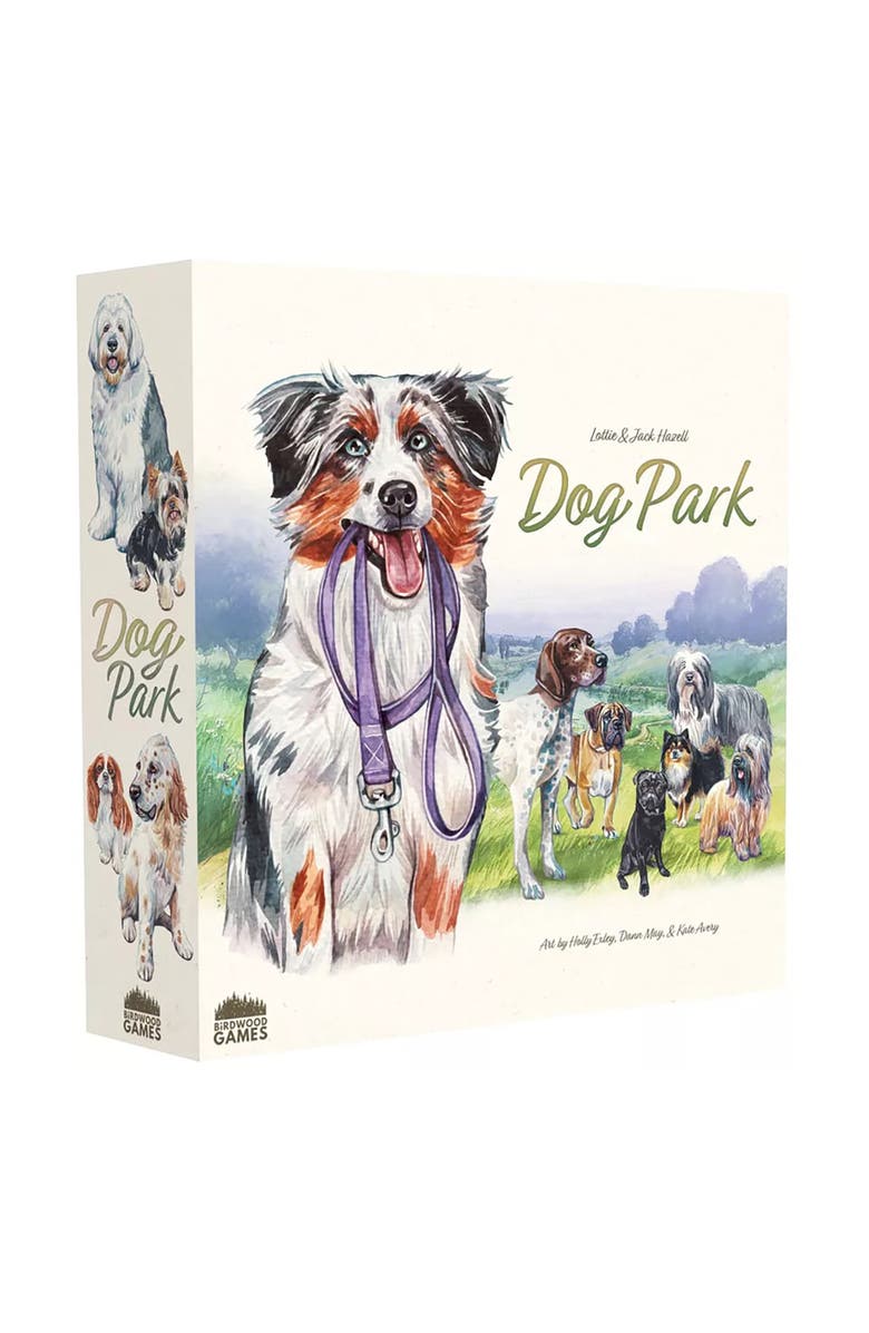 Birdwood Games Dog Park Dog Walking Board Game, Main, color, Multicolored