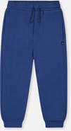 Deux par Deux Fleece Drawstring Waist Ribbed Cuff Sweatpants