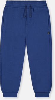 Deux par Deux Fleece Drawstring Waist Ribbed Cuff Sweatpants