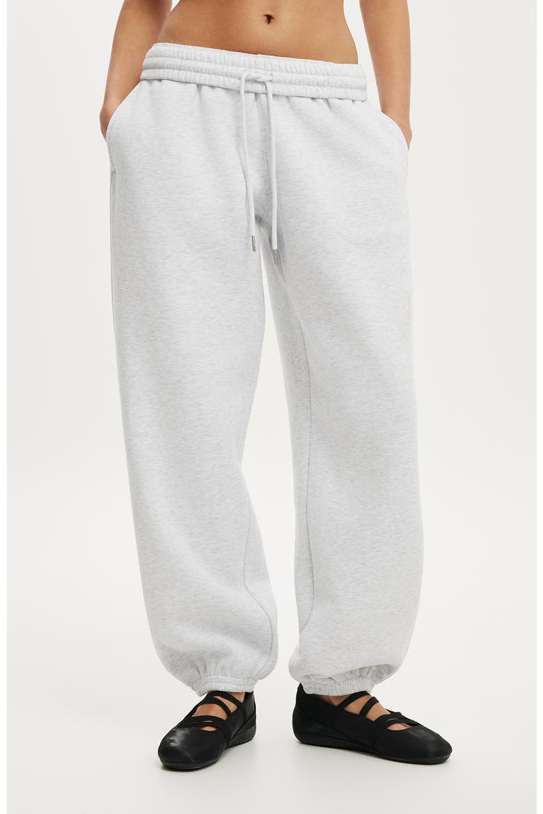 Women's Active Plush Boyfriend Jogger, Alternate, color, Cloudy Grey Marle