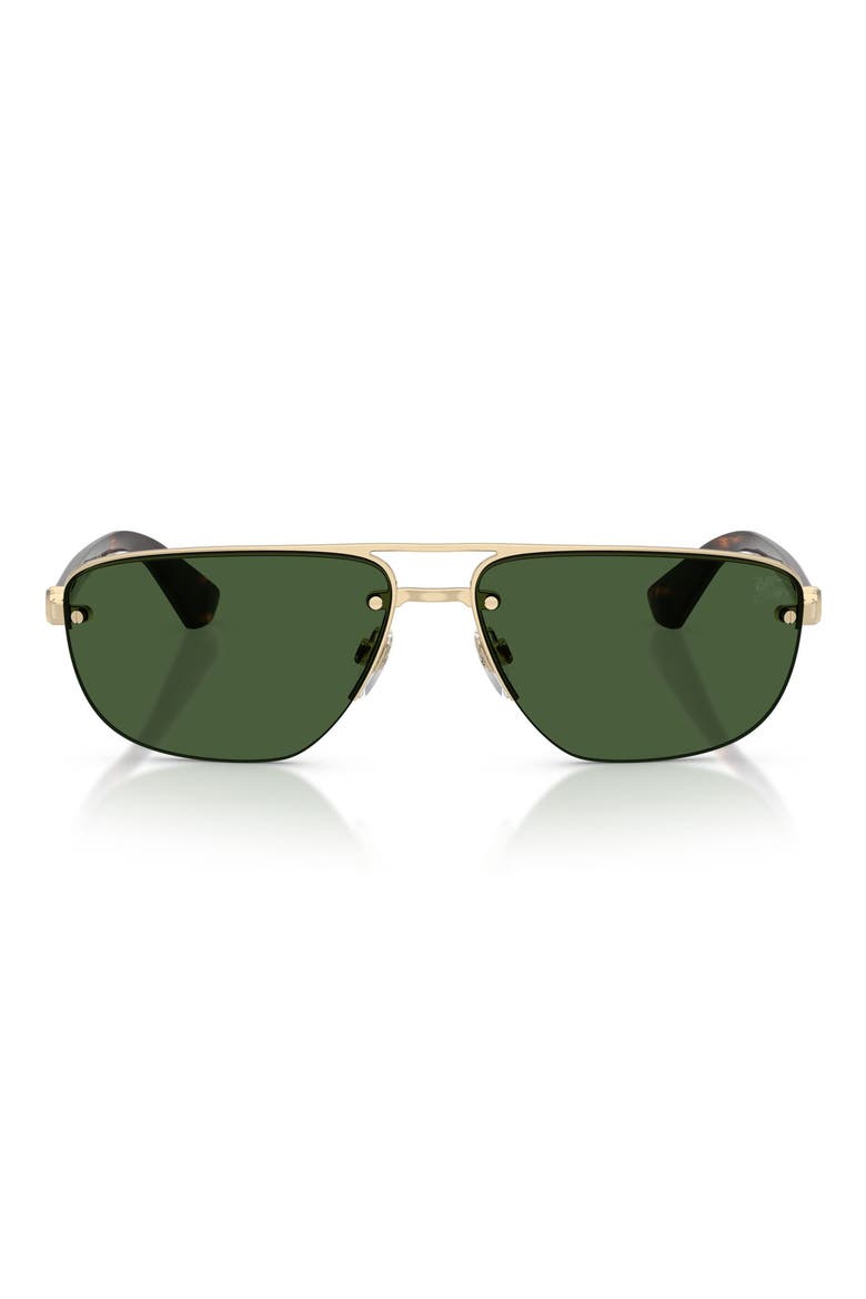 62mm Oversize Irregular Sunglasses, Main, color, LIGHT GOLD