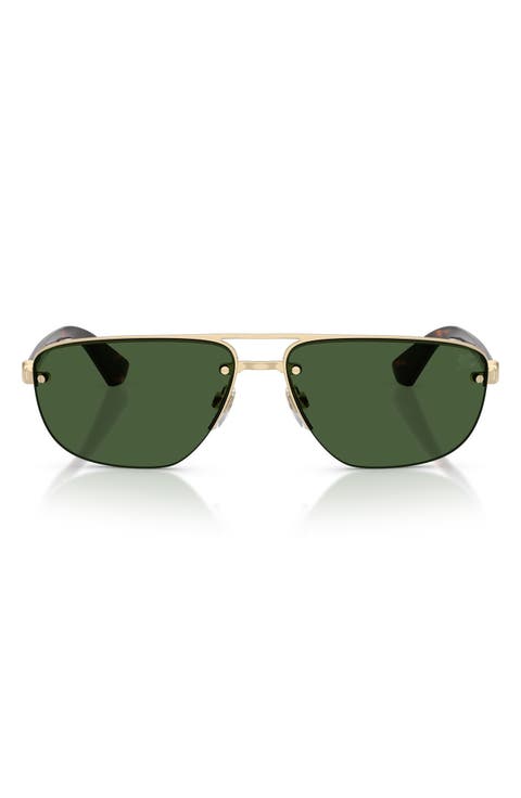 62mm Oversize Irregular Sunglasses